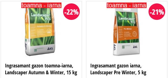 ingrasamant gazon toamna iarna Landscaper